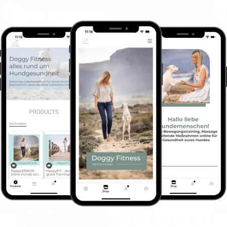 martina flocken - doggy fitness - hundephysio - hundefitness - Bild der Doggy Fitness App