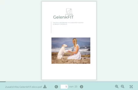 doggy fitness - martina flocken - hundefitness - hundephysio - gelenk fit online kurs für fitnesstraining für hunde mit gelenkerkrankungen - zusatzinformation