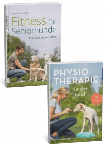 doggy fitness - martina flocken - hundefitness - hundephysio - bücher - fitness für seniorhunde - physiotherapie für den hund